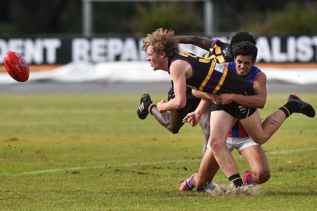 SUPER TALENT: Wodonga Raiders' young gun Dylan Clarke has been included in the Murray Bushrangers under-18 pre-season squad. Picture: MARK JESSER