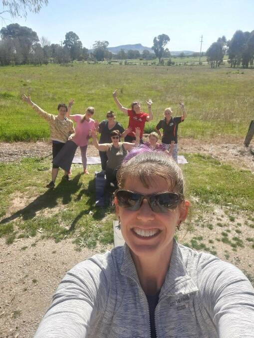 Allana Hayes has recently started a fitness group for Active Farmers at Table Top.