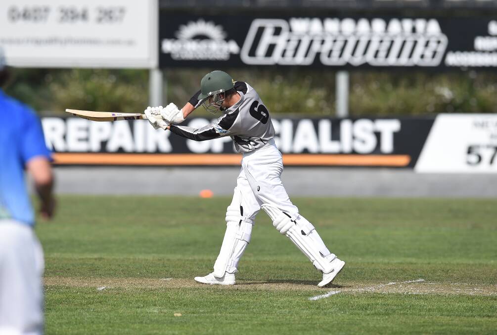 Cooper Matheson has made several starts with the bat for Wangaratta Magpies this season. Picture: MARK JESSER