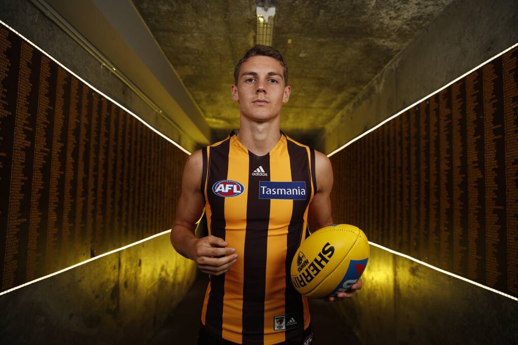 TOUGH CALL: Wodonga's Harry Jones and fellow Border product Mat Jones were both delisted by Hawthorn yesterday. Picture: HAWTHORN FOOTBALL CLUB