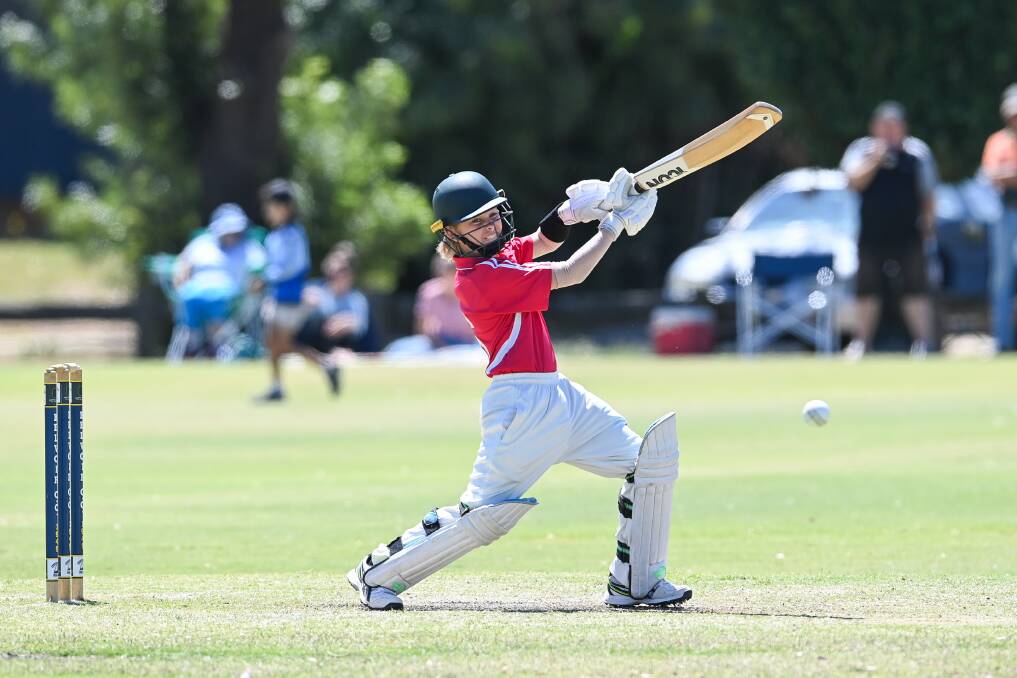 SUPERB: Max Heriot scored 40 to help set up CAW Country's under-14s victory against CAW in round three of Country Week at Kelly Park on Sunday. Pictures: MARK JESSER
