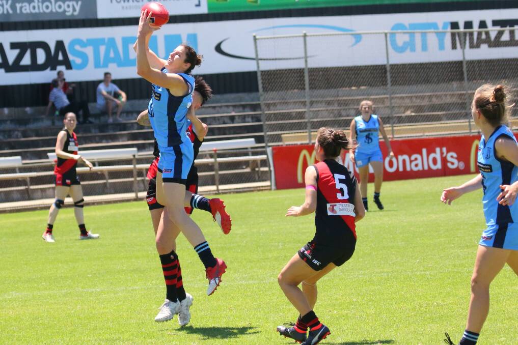 Jess Foley experienced a breakout season for Sturt in the SANFLW and is a chance to be picked up in the AFLW draft on Tuesday. Picture: 