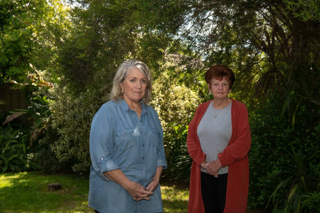 Wodonga resident Heather Watts and Gloria Newton welcome the announcement of a potential class action for adverse health affects associated with exposure to PFAS. Picture by Tara Trewhella