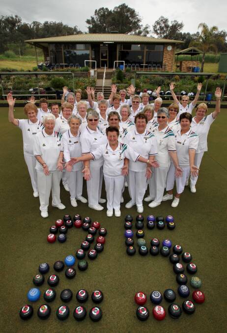 Lavington Panthers Womens Bowling Club members celebrated their 25th anniversary in 2010. File picture