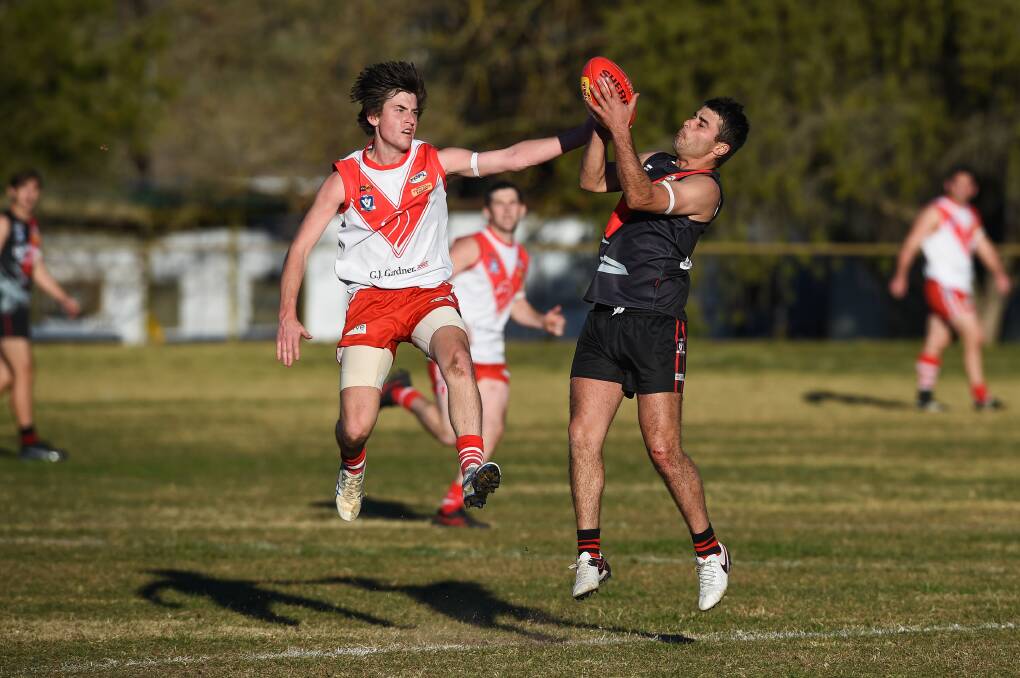 GOLDEN OPPORTUNITY: Chris Stephens and his Chiltern teammates will be desperate to notch their first win of the season against Wodonga Saints on Saturday.
