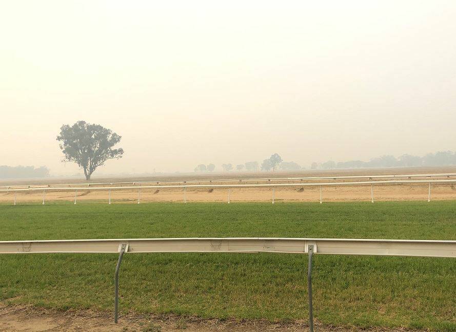 Albury Race Club had to postpone its meeting on Friday due to poor air quality.