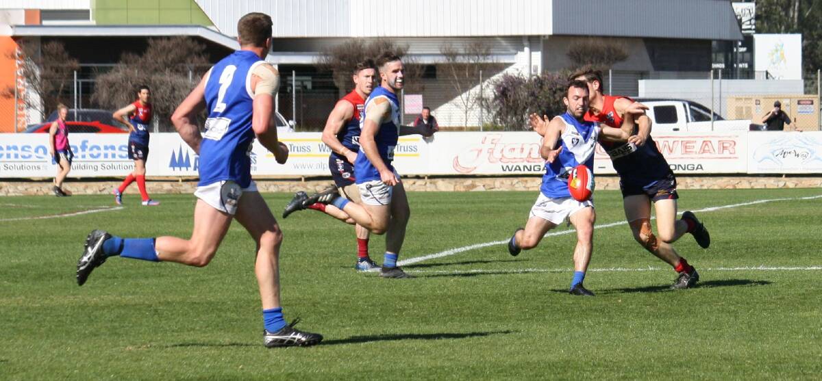 DONE AND DUSTED: Bright and Milawa met in last year's Ovens and King grand final and both are comfortable with the decision made to cancel the 2020 season amid the COVID-19 pandemic.