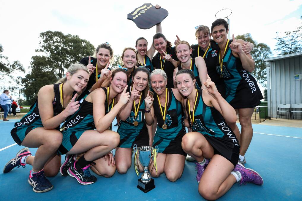 STEP UP: CDHBU premiership coach Catherine Wood (bottom row, second from right), will take charge of Lavington's A and B grade squads in 2020.