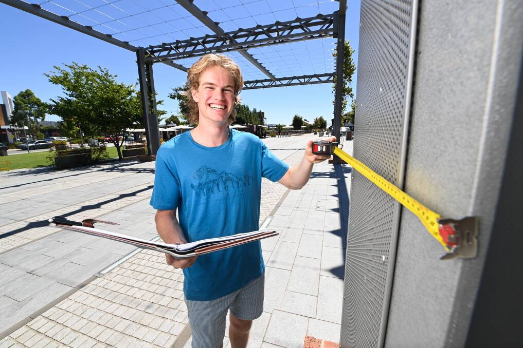 KEEN: Catholic College Wodonga graduate Max Gobel received a scholarship to study renewable engineering at the University of New South Wales. Picture: MARK JESSER