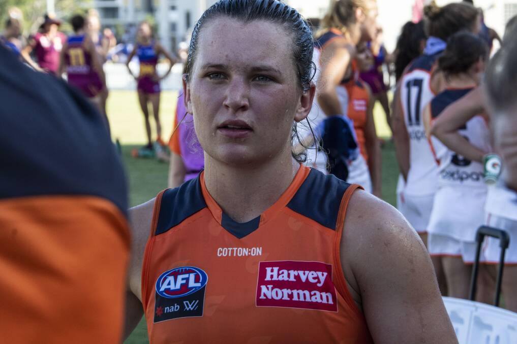 SHE'S READY: Alyce Parker impressed in GWS Giants' pre-season win against Brisbane. The sides meet in round one of the AFLW season on Sunday. Picture: GWS GIANTS