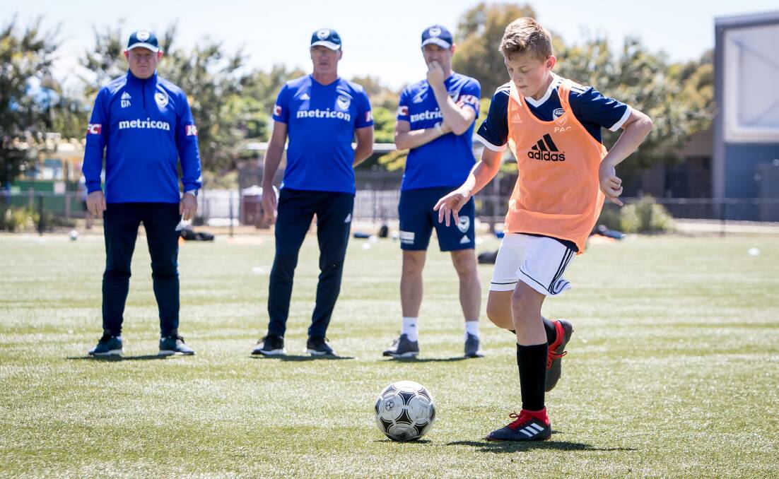IN THE SPOTLIGHT: A host of academy and pre-academy coaches from Melbourne Victory will visit the Border next month to identify potentially talented players.