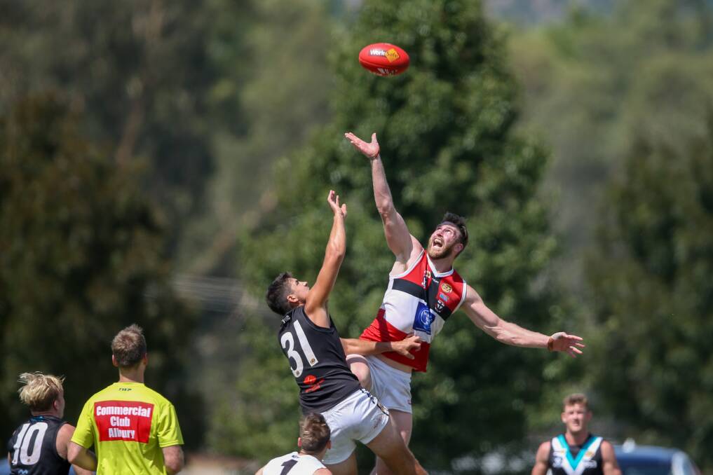 SAINTS TO MARCH IN: Eight of the 12 tipsters in this years Crystal Ball tipped Myrtleford to be Ovens and Murray premiers. Picture: TARA TREWHELLA