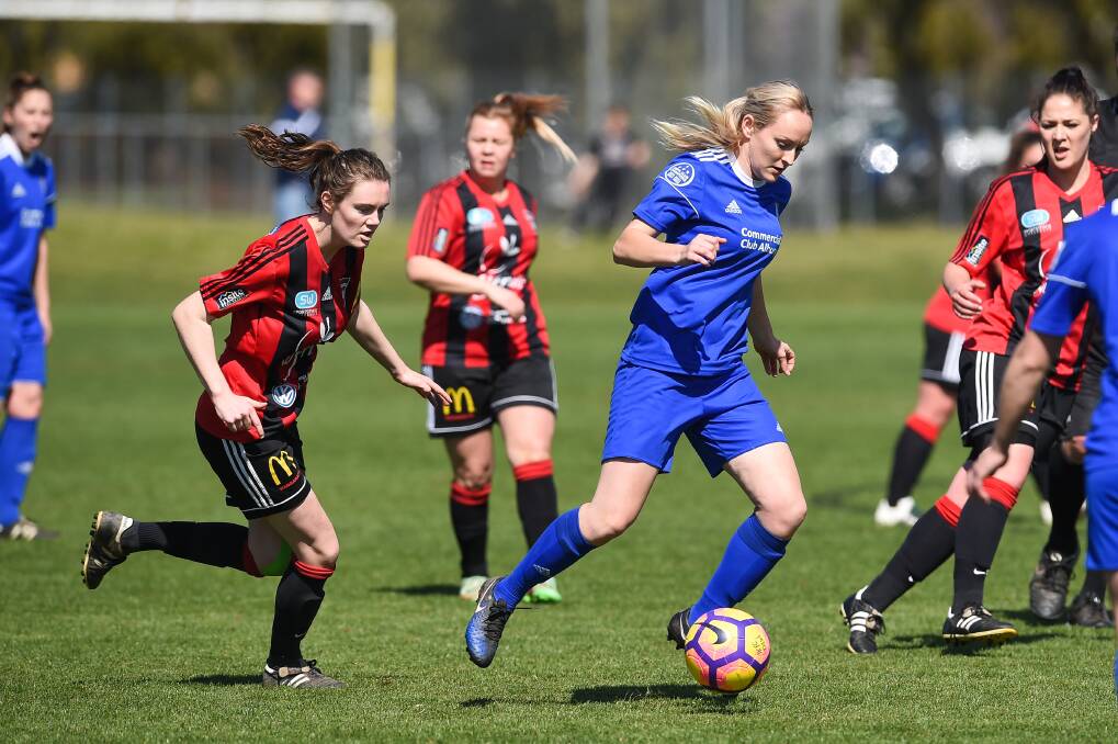 ONES TO WATCH: Wangaratta's Bianca Mulqueen and Albury City's Bridget McDiarmid will look to influence the contest for their sides on Sunday.