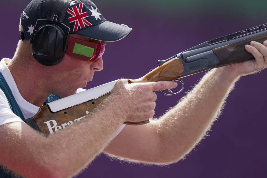 FINE MARGINS: Mulwala's James Willett missed just five targets in qualifying for the men's trap at the Tokyo 2020 Olympics, but it wasn't enough to see him through to the finals. PICTURE: AP
