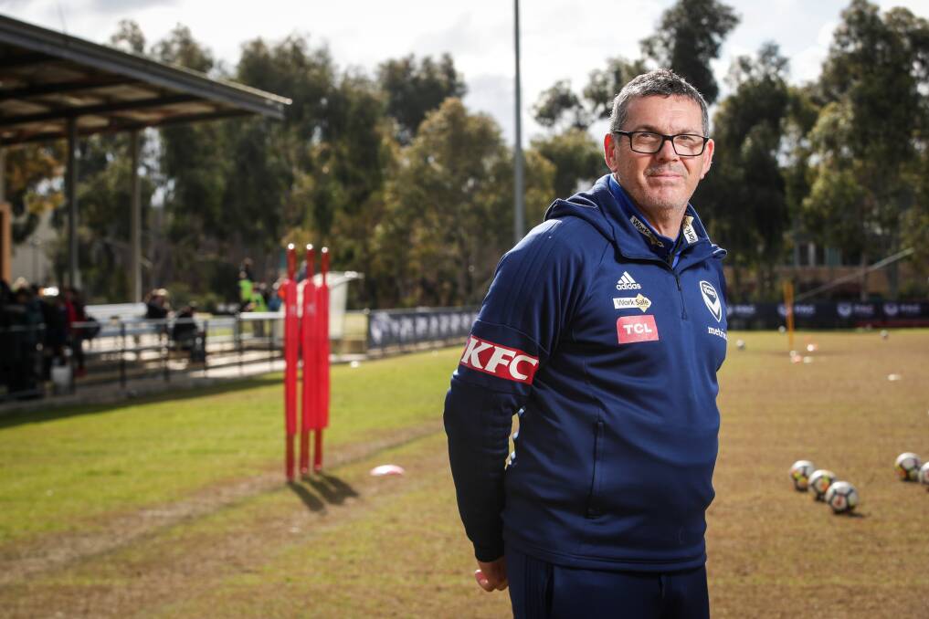 BORDER BOND: Melbourne Victory W-League coach Jeff Hopkins could return to Wodonga with his squad for a pre-season camp next month. 