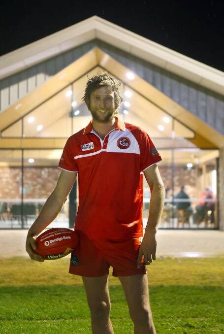 LIKEABLE LARRIKIN: Border-Walwa junior Ash Greenhill became an assistant coach at Federal this year after his beloved club went into recess. Picture: CORRYONG COURIER