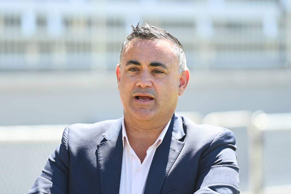 STAY HOME: NSW Deputy Premier John Barilaro said he was comfortable with the state government's decision to hold off a day before placing Albury back into lockdown for a week from 6pm on Thursday. 