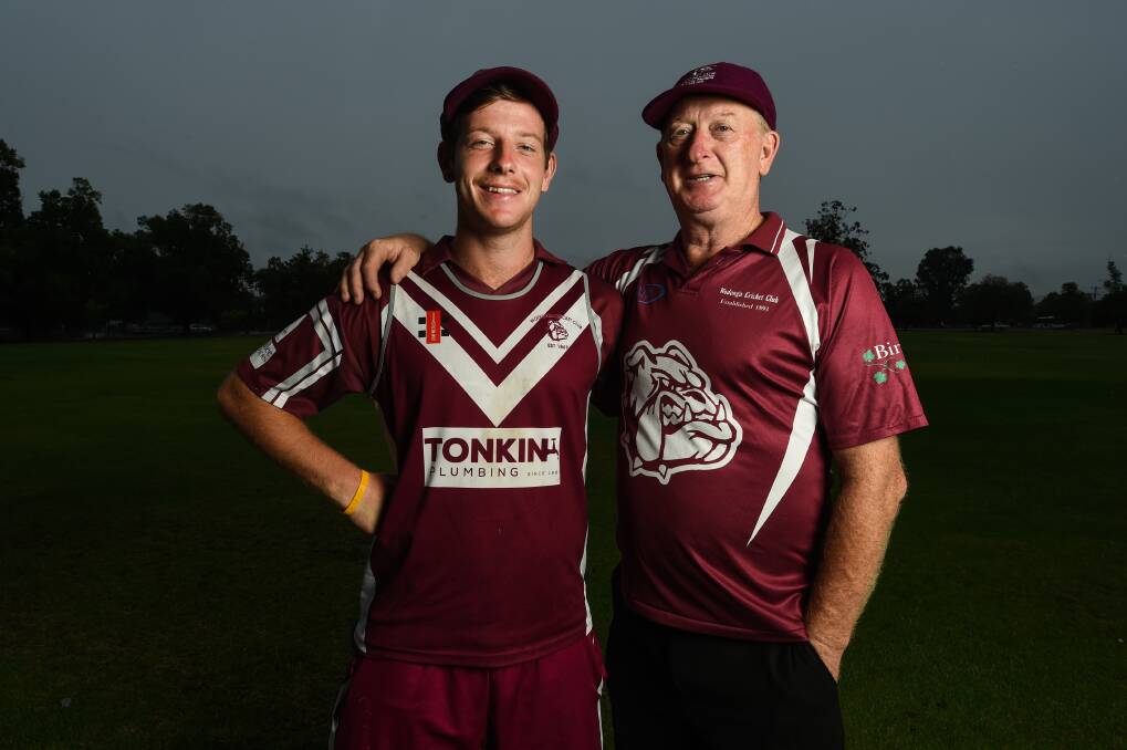 TOP NOTCH: Wodonga coach Jack Craig (left) took two key wickets for Victoria against NSW to see the side through to the Country Championships final.