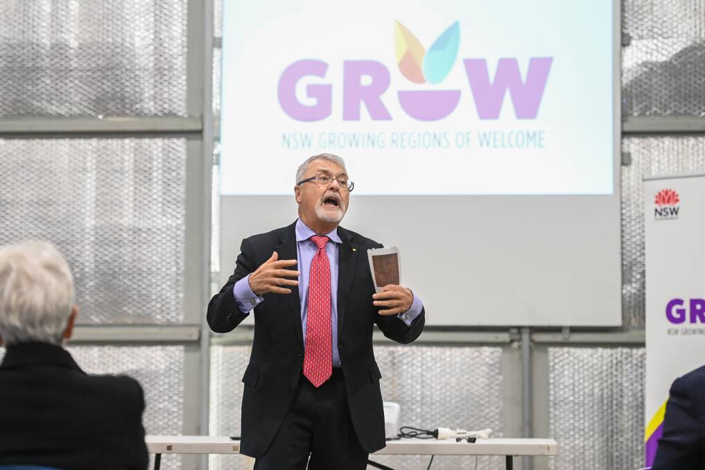 VOCAL: Professor Peter Shergold is very excited to see the GROW program flourish across many regional NSW communities. Picture: MARK JESSER