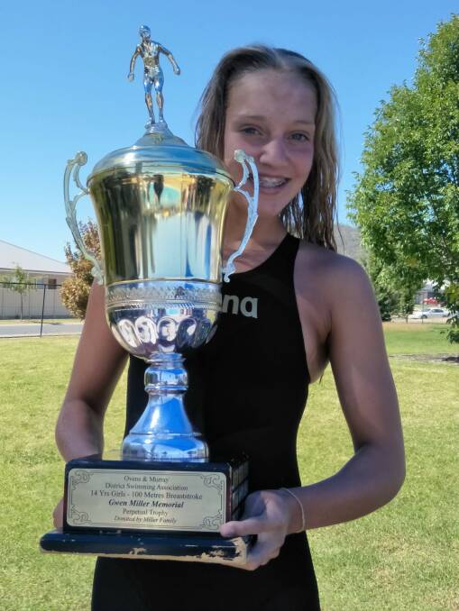 SUPER TALENT: Chelsea Isaac is one of the many standout swimmers from Albury Swim Club and has achieved five national qualifying times. She'll compete at the Australian championships on the Gold Coast in April.
