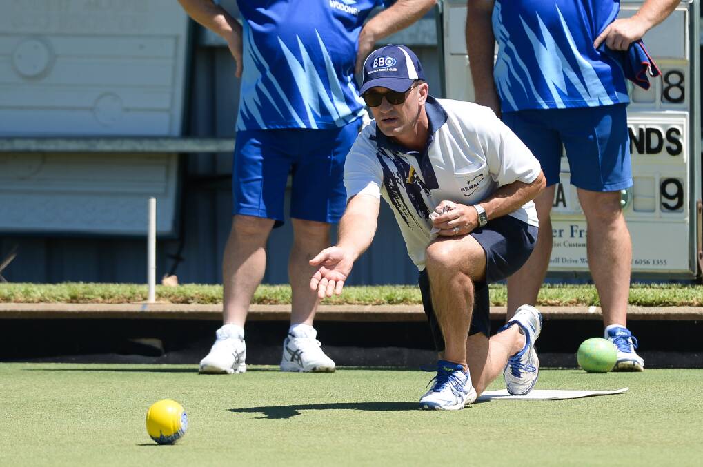 TEAM TO BEAT: Kyle Pugh and his Benalla teammates have secured top spot in Ovens and Murray A1 pennant. Picture: MARK JESSER