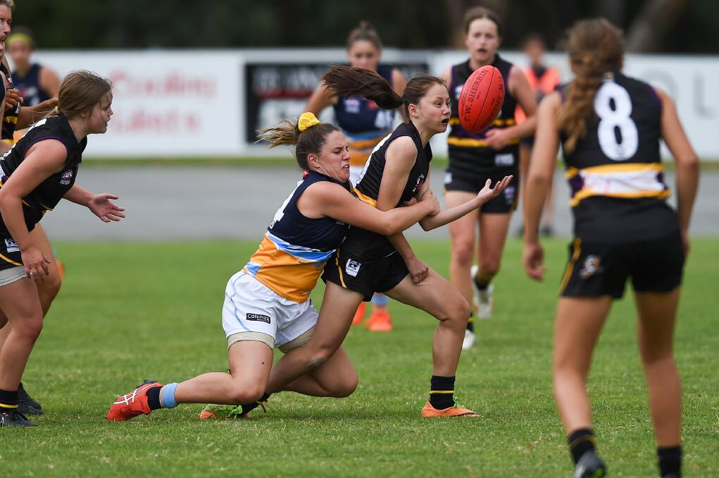 STANDOUT: Aurora Smith was crowned the winner of the 2021 Daisy Pearce Medal as the Murray Bushrangers' girls best and fairest player.