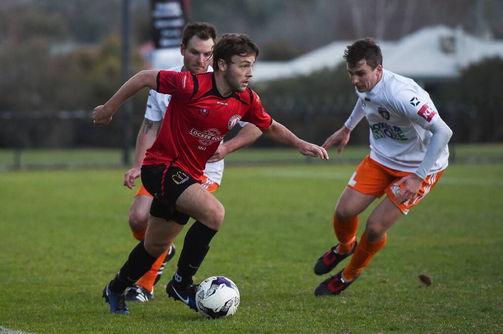 BREAKOUT YEAR: Connor Caponecchia has proved he is capable of playing at senior level with Murray United after progressing through the ranks.