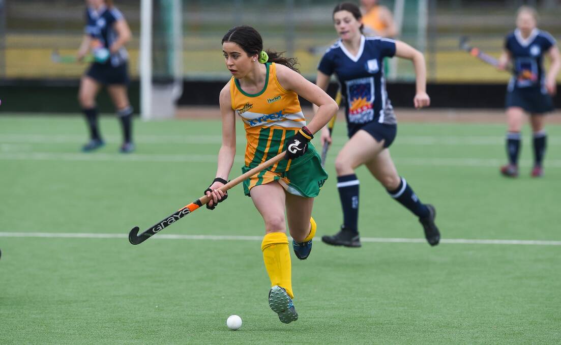 YOUNG GUN: Sharakena O'Hallaron featured in a 3-0 win for the Spitfires women against North Canberra Eagles on Saturday. Pictures: MARK JESSER
