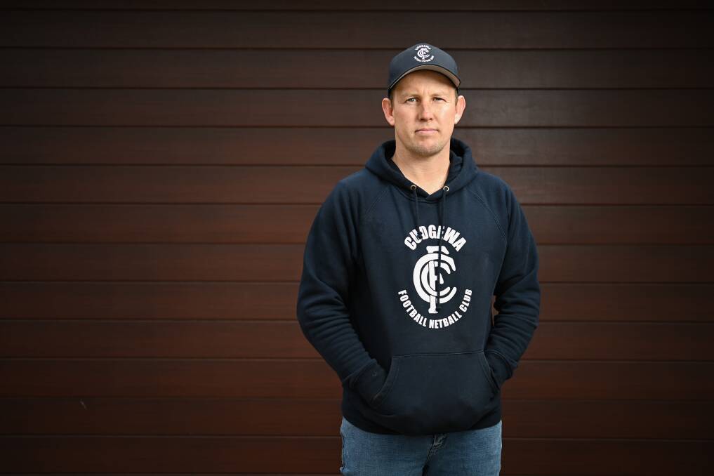 BLUE DAY: Cudgewa coach Brayden Carey believes the decision to cancel the Upper Murray Football Netball League season was premature on the league's behalf. Picture: MARK JESSER