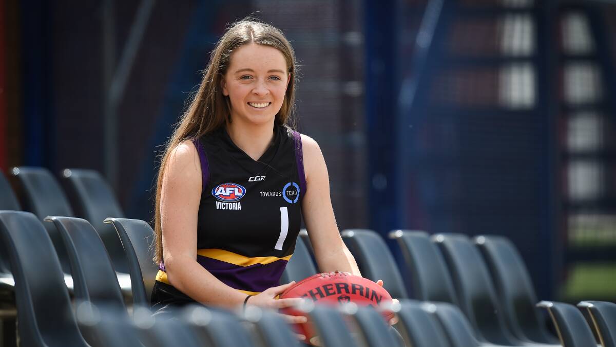 NERVOUS WAIT: Julia Harvey is hoping her name is called at next Tuesday's AFLW draft. Picture: MARK JESSER