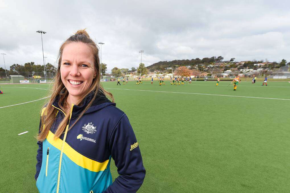 EXCITING TIMES: Jocelyn Bartram is thrilled to be included in the new-look Hockeyroos squad and is likely to be Australia's number one goalkeeper.