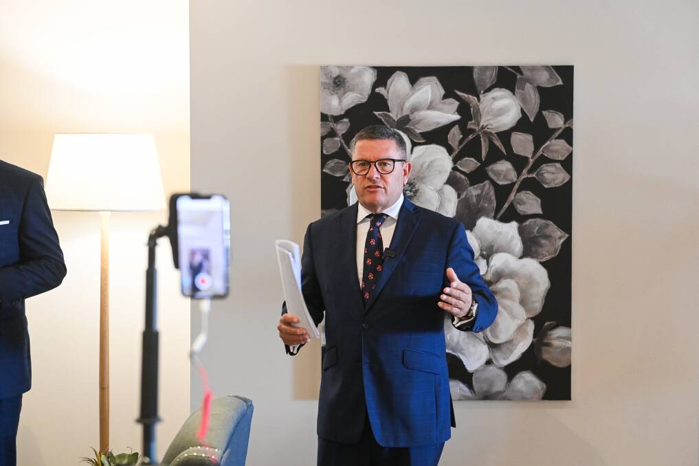 McGrath Real Estate's Phil Bell sold a central Albury apartment on Smollett Street for $810,000. Picture by Mark Jesser
