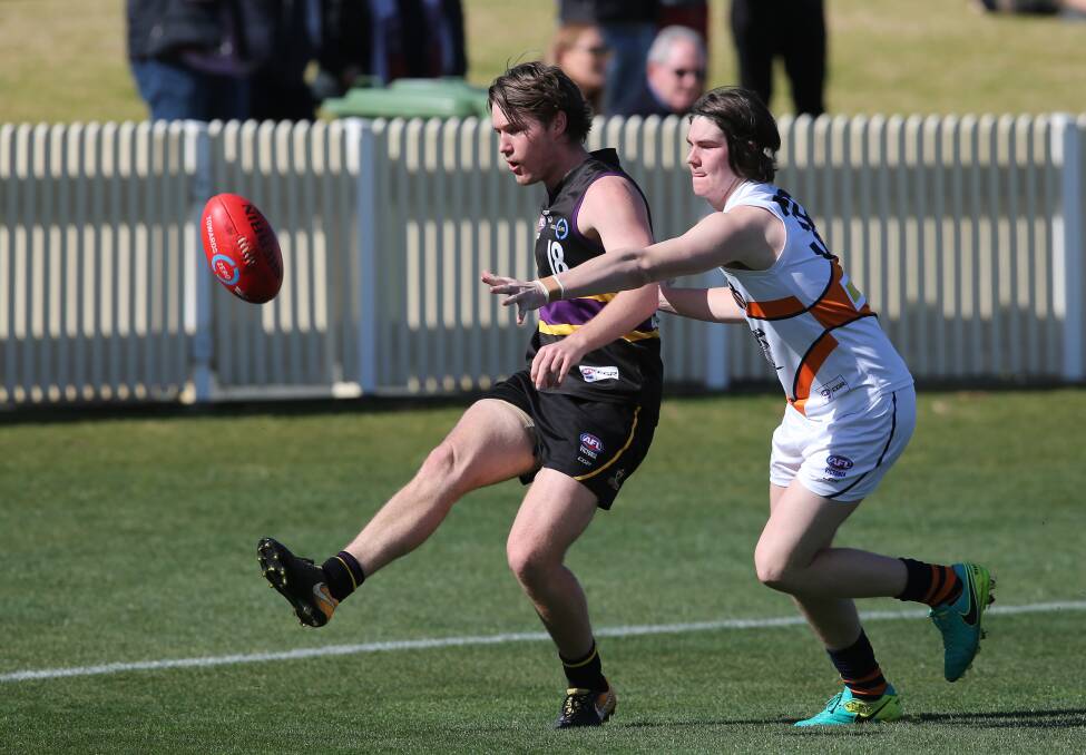 Hudson Garoni has been invited the the TAC Cup best and fairest night on Sunday after a consistent season with the Murray Bushrangers. Picture: KYLIE ESLER