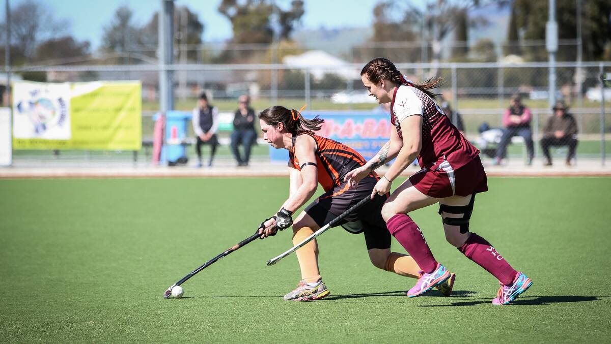 Jess Madden was among the goal-scorers for Falcons in their 3-0 win against Wombats-Beechworth on Sunday.