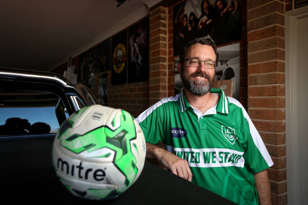 HIGH HOPES: Albury United coach Matt Campbell doesn't want his side to make up the numbers in the 2021 AWFA season. Picture: JAMES WILTSHIRE