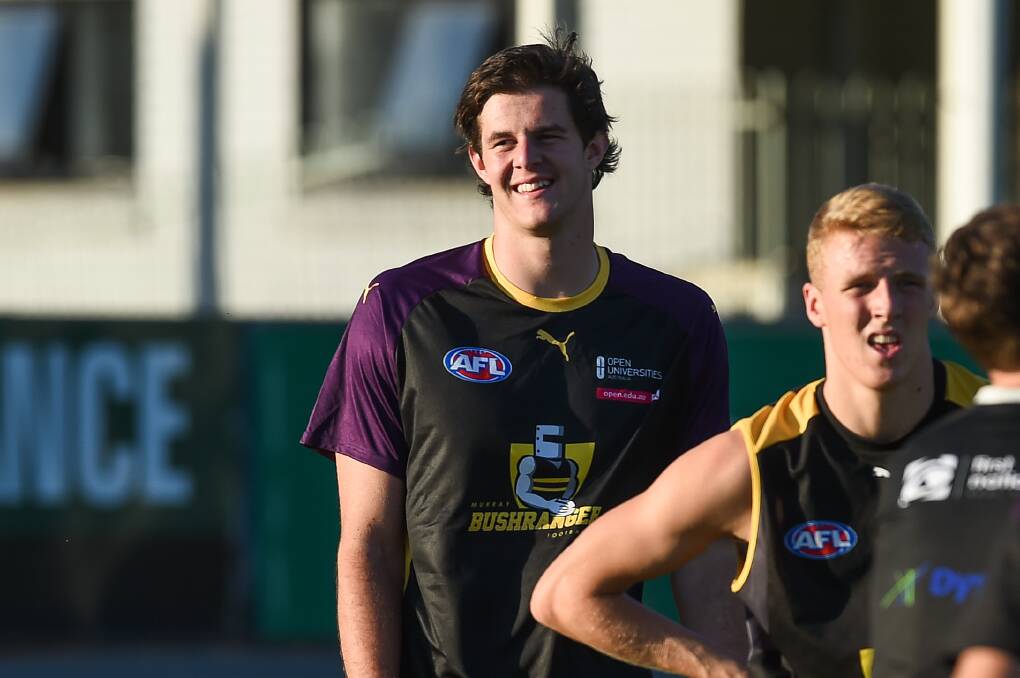 BIG BEN: Albury export Ben Kelly had an injury-interrupted 2019 season, but has another opportunity with the Murray Bushrangers as a top-age player this year. Picture: MARK JESSER