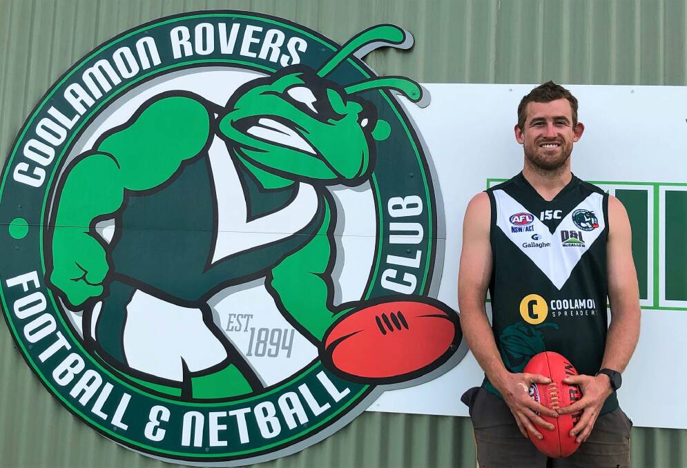 ON THE HOP: Marshal Macauley will return to Coolamon next year after a season with Wodonga in the Ovens and Murray league. Picture: COOLAMON FNC