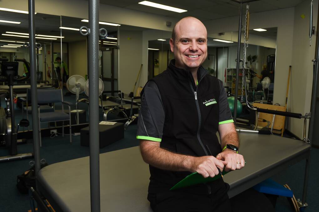 SAFETY FIRST: Back On Track Physiotherapy's Josh Baker is hoping to raise awareness around concussion testing on the Border. Picture: MARK JESSER