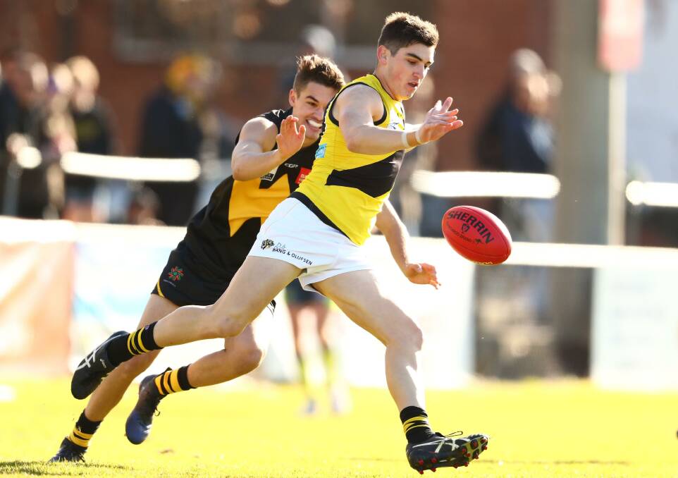 BIG YEAR AHEAD: Lavington recruit Shaun Mannagh has impressed during the pre-season for Richmond's VFL outfit. Picture: RICHMOND FC