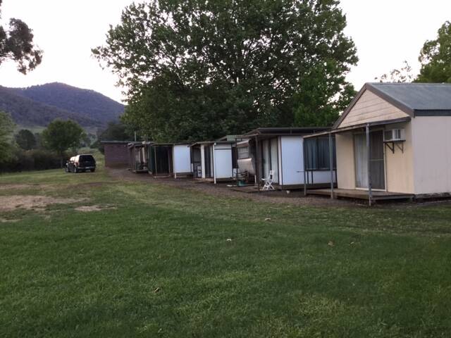Pictures of the on-site accommodation which has had to be removed from Dederang Recreation Reserve.