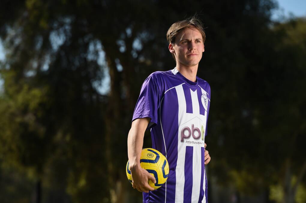 NEW ARRIVAL: After spending the past two seasons at Murray United and playing for Albury United previously, Seb Dalitz will call Melrose home in 2020. Picture: MARK JESSER