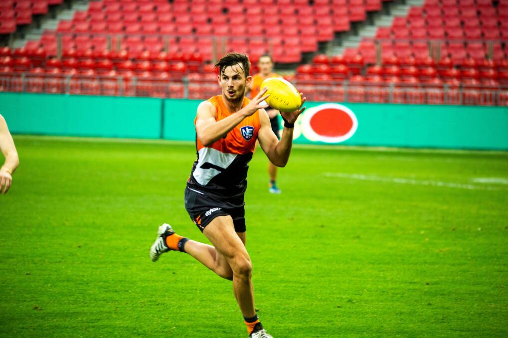STAYING PUT: Albury export Zach Sproule has kept his spot on the GWS Giants list for a fourth season after being redrafted as a rookie on Friday. Picture: AFL PHOTOS