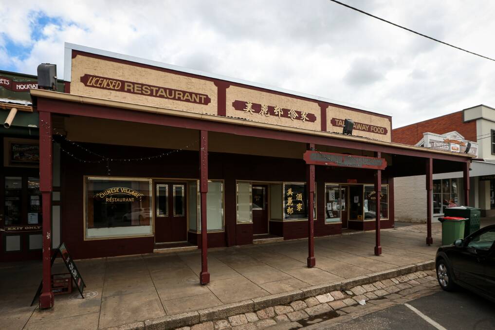 OUT OF ACTION: Beechworth's Chinese Village Restaurant was forced to close after owners received notice of a COVID-infected delivery driver visiting. Picture: JAMES WILTSHIRE