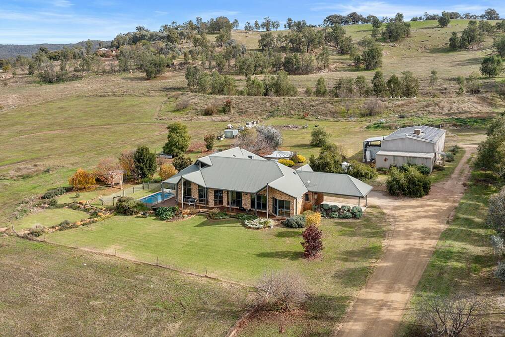 A GLASS ABOVE: A family home and winery on a Wangandary property, outside of Wangaratta, is set to attract auction interest in July. Picture: ELDERS REAL ESTATE