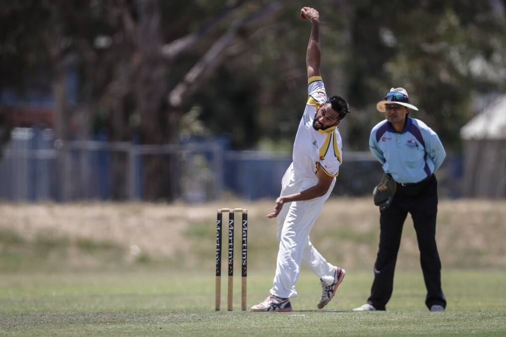 COMING BACK: Sahib Malhotra's time with Tallangatta was cut short last season due to ongoing visa issues, but the Indian all-rounder has recommitted to the Bushrangers.