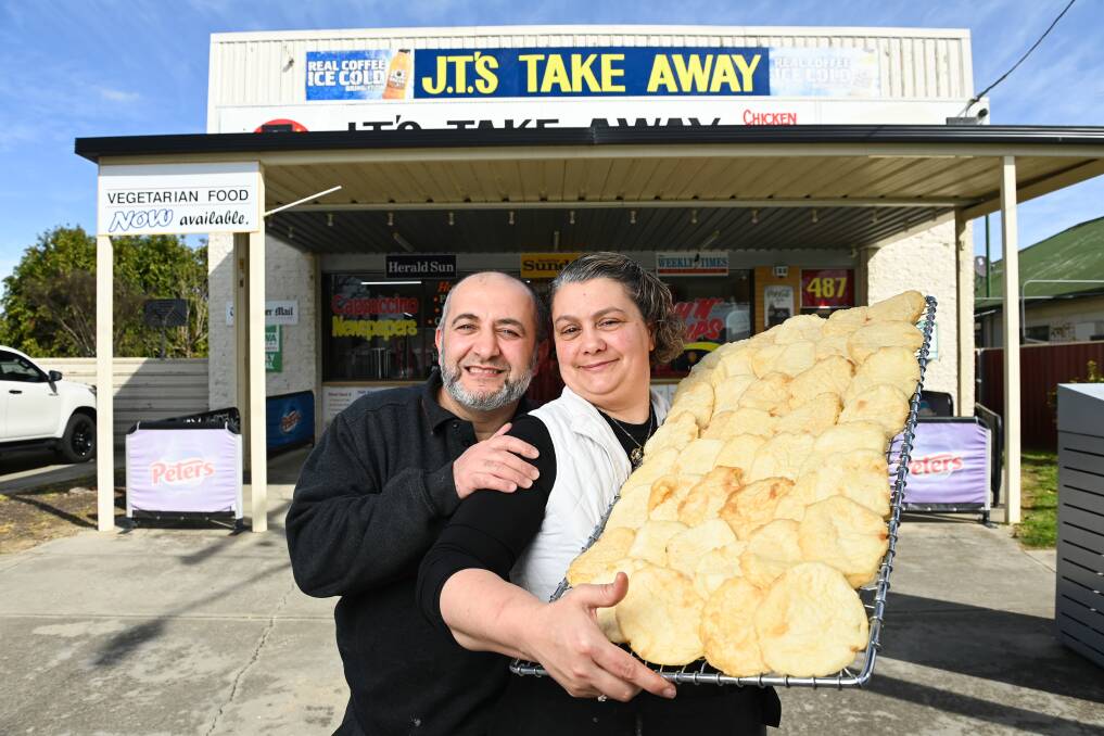 END OF AN ERA: JT's Takeaway owners Tony and Jackie El-Achkar will close their store on Ebden Street after 29 years in business. Their final day of trade is September 25, but the shop will remain in the family. Picture: MARK JESSER