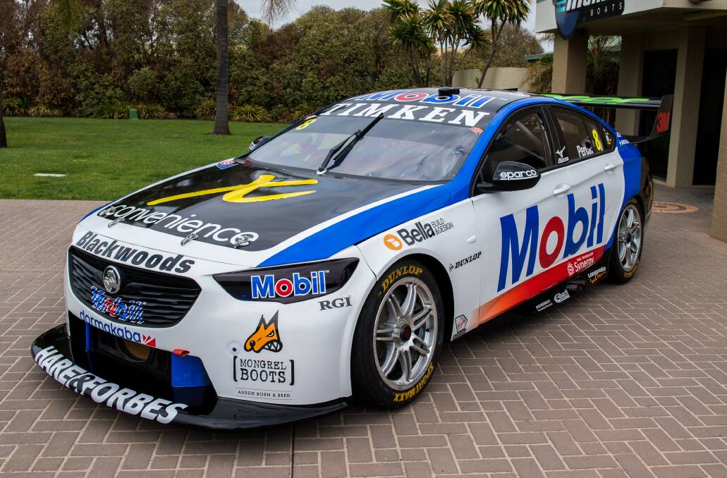 CHANGES TO COME: This Holden Commodore, to be driven by Nick Percat, is one of four Brad Jones Racing cars in this year's Supercars series. Picture: TIM FARRAH
