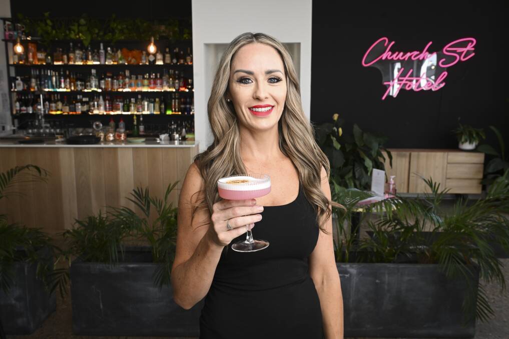 Owner of Wodonga's Pampourri Hair Design salon Kath Fraser will host a cocktail party at Church St Hotel on April 12 to add to her Stars of the Border Dance for Cancer fundraising total. Picture by Mark Jesser