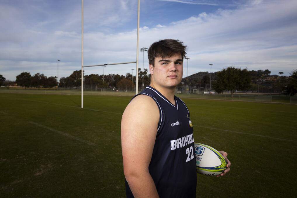 BIG STEP: Albury's Drew Brndusic has received a call-up to the ACT Brumbies under-18s squad. Picture: ASH SMITH