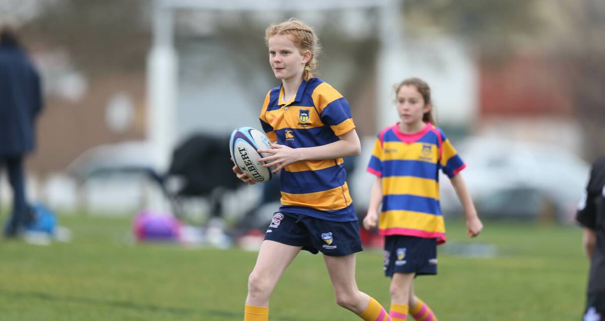 FULL STEAM AHEAD: Junior Steamers rising star Maddie Avage at a previous gala day in Albury. The club will hold a development camp at Noreuil Park on Thursday.